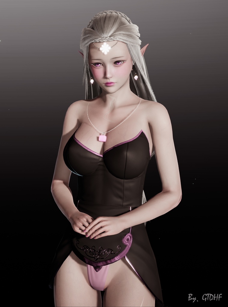 No. 5 “精灵女王” Honey Select 2 HS2 キャラクターカード Character Cards Graphics Preset