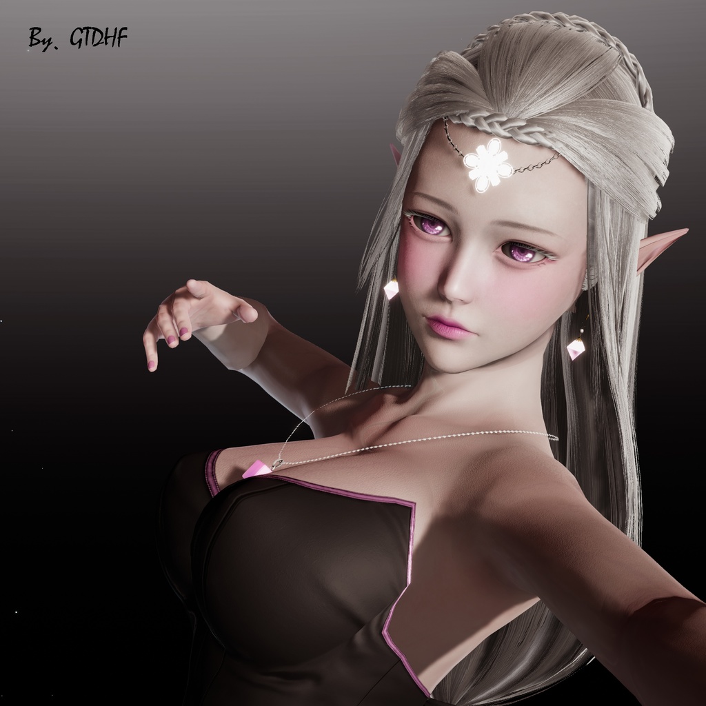 No. 5 “精灵女王” Honey Select 2 HS2 キャラクターカード Character Cards Graphics Preset