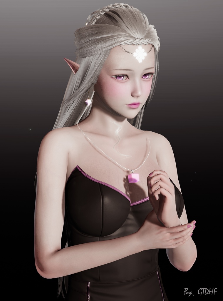 No. 5 “精灵女王” Honey Select 2 HS2 キャラクターカード Character Cards Graphics Preset