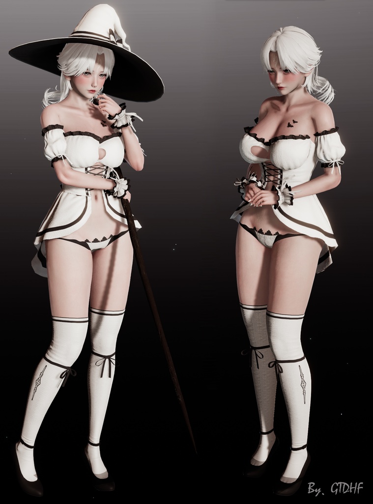 No. 9 “女巫” Honey Select 2 HS2 キャラクターカード Character Cards Graphics Preset