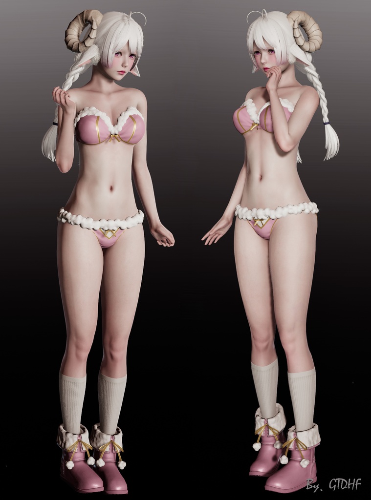 No. 10 “小白羊妹妹” Honey Select 2 HS2 キャラクターカード Character Cards Graphics Preset