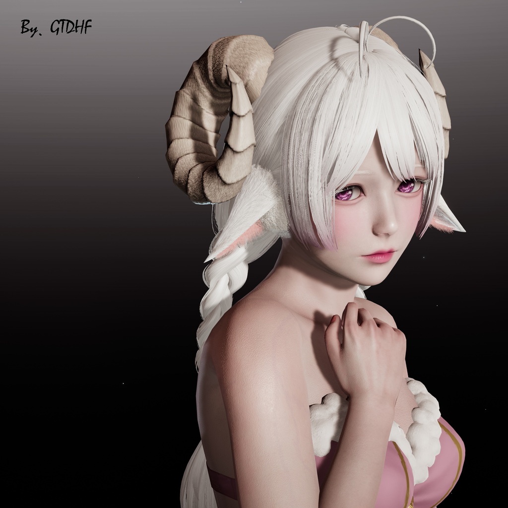 No. 10 “小白羊妹妹” Honey Select 2 HS2 キャラクターカード Character Cards Graphics Preset  - gtdhf - BOOTH