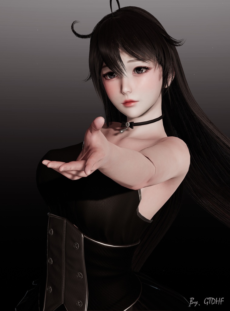 No. 12 “电波少女” Honey Select 2 HS2 キャラクターカード Character Cards Graphics Preset