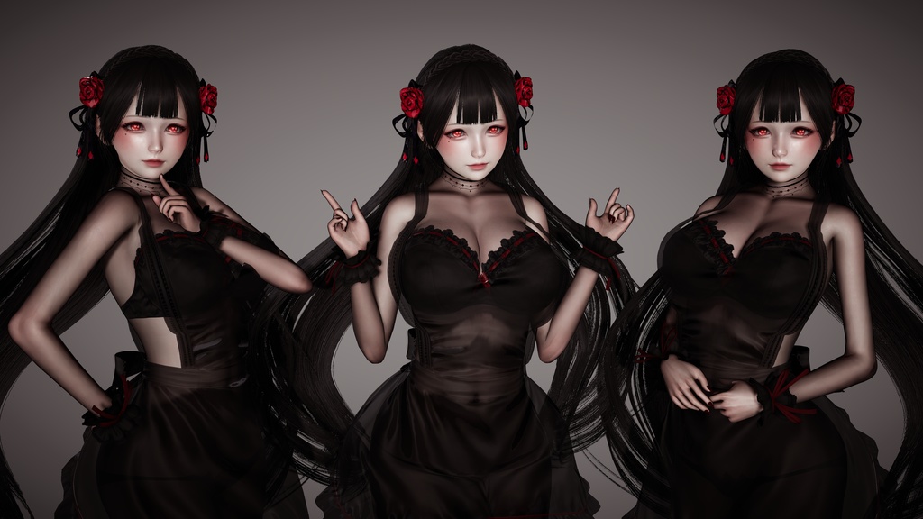 No. 18 “地狱少女” Honey Select 2 HS2 キャラクターカード Character Cards Graphics Preset