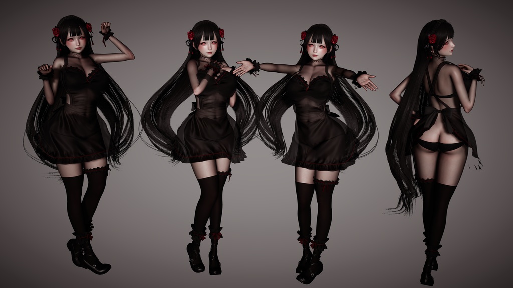 No. 18 “地狱少女” Honey Select 2 HS2 キャラクターカード Character Cards Graphics Preset