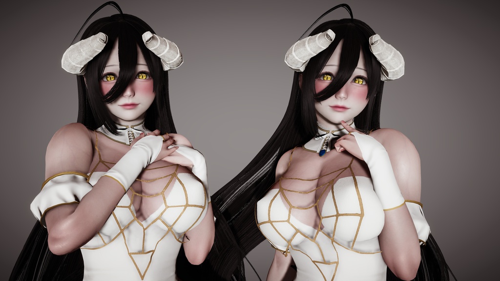 No. 22 “Albedo” Honey Select 2 HS2 キャラクターカード Character Cards Graphics Preset