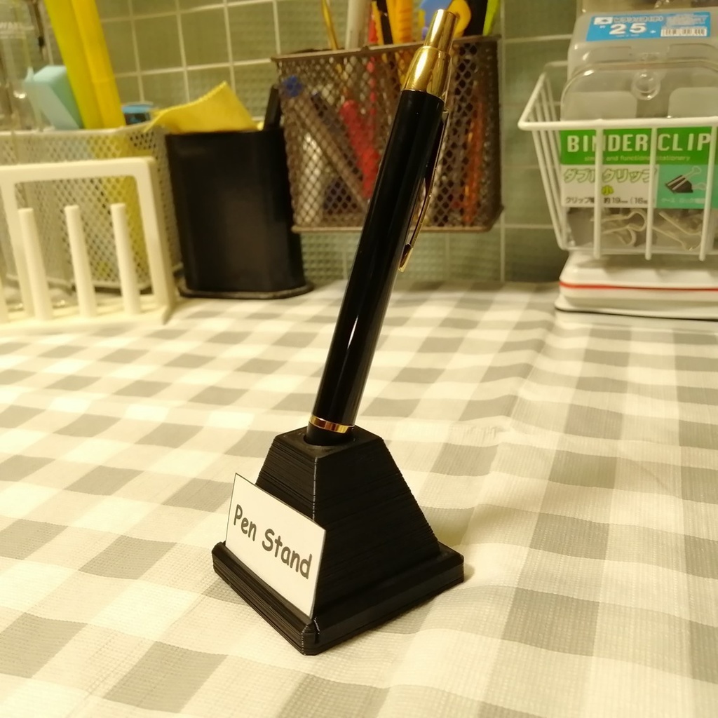 1本用ペンスタンド(3Dプリンター用データ)