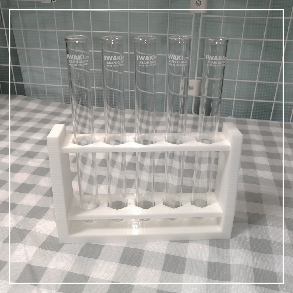 試験管立て①(3Dプリンター用データ)
