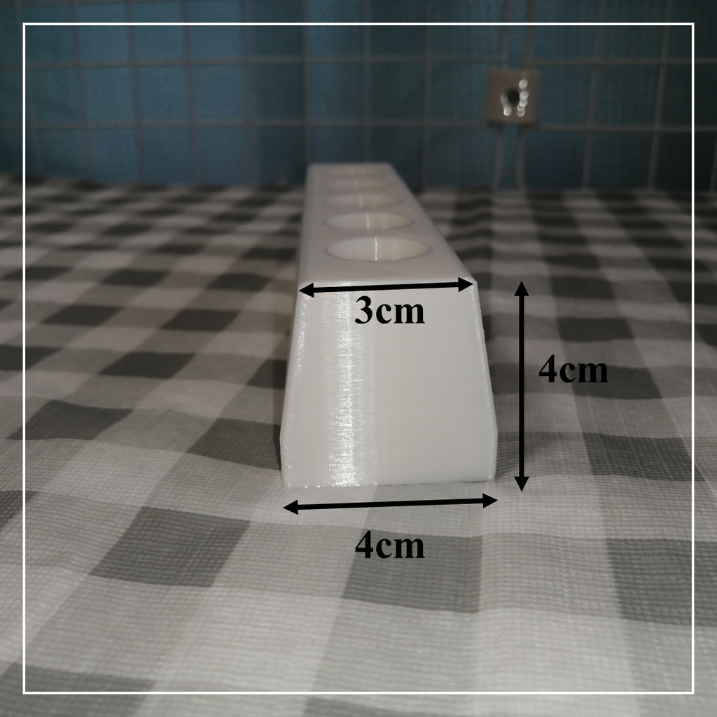 試験管立て②(3Dプリンター用データ)