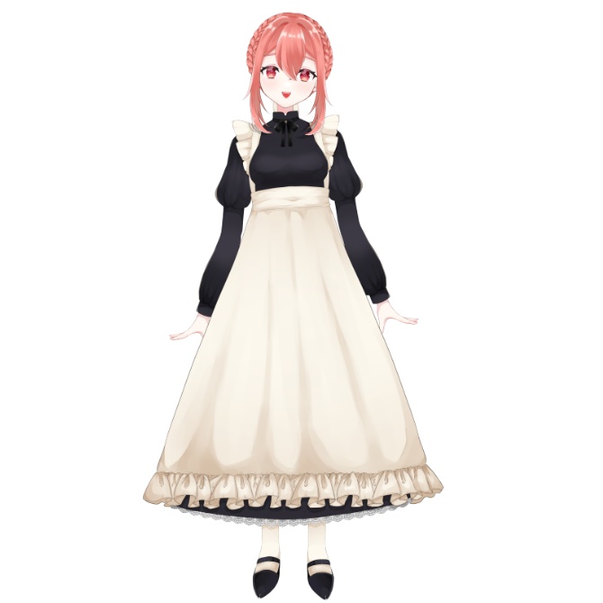 汎用モデル】カスタムメイドさん【VTS推奨】 - もれくん@Live2D