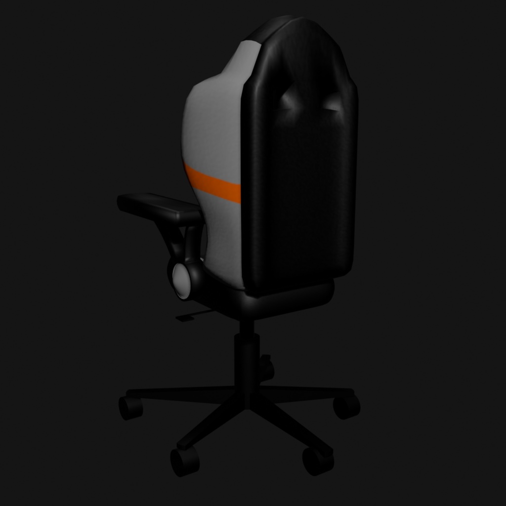 【無料3Dモデル】ゲーミングデスク&チェアー