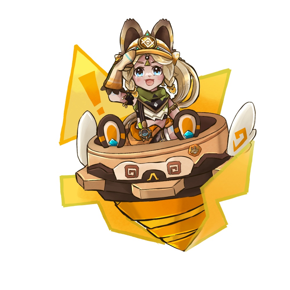 原神 ムアラニ カチーナ キィニチ ステッカー