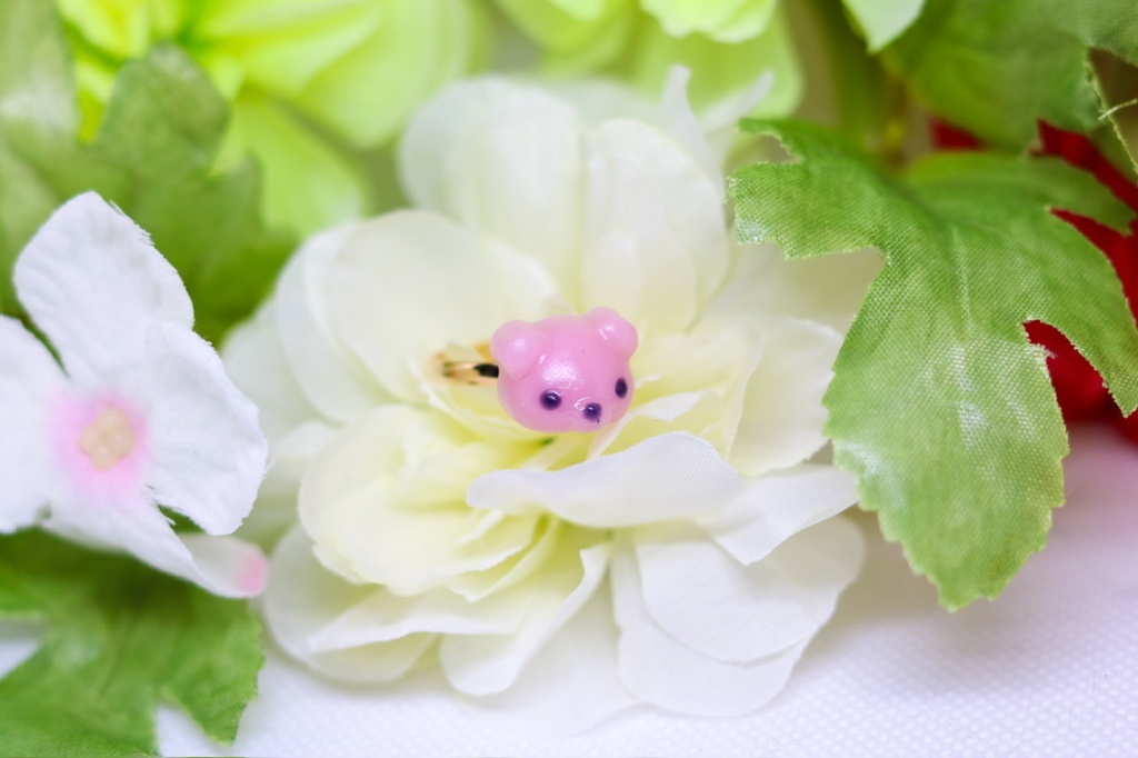 推し色ベアー指輪