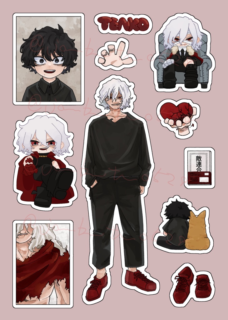 シールシート　志村転狐