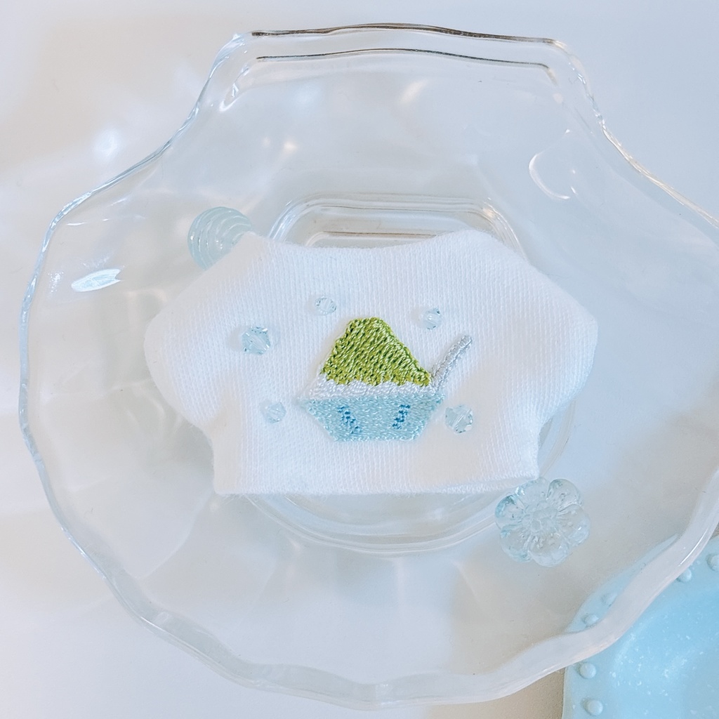 【twst10cmぬい用】かき氷Tシャツ