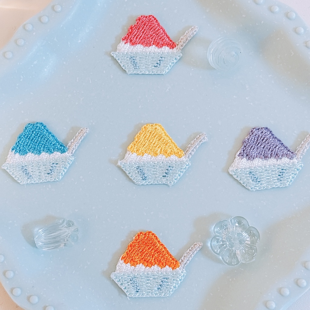 【twst10cmぬい用】かき氷Tシャツ