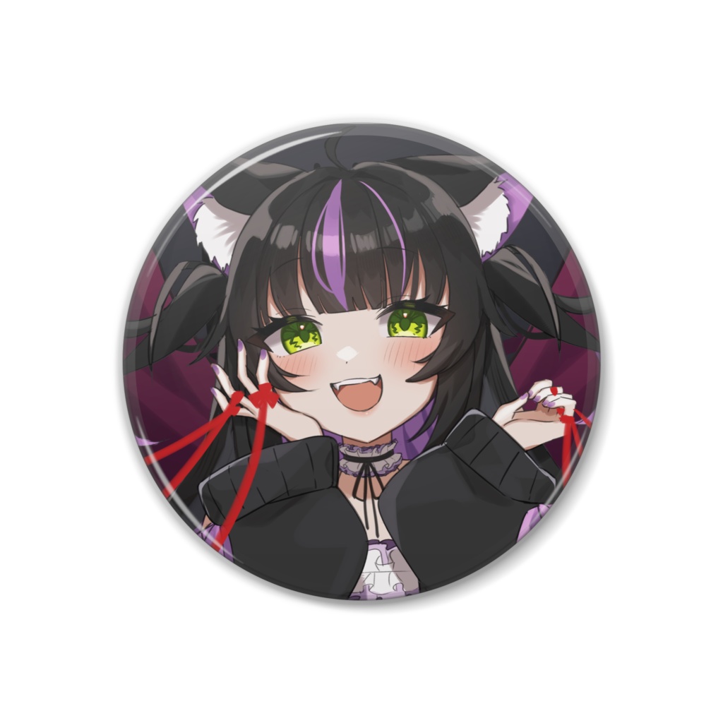 【デビュー記念グッズ】うたみたデビル缶バッチ