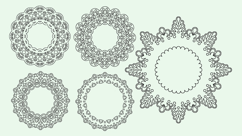 レースパターン配置セット