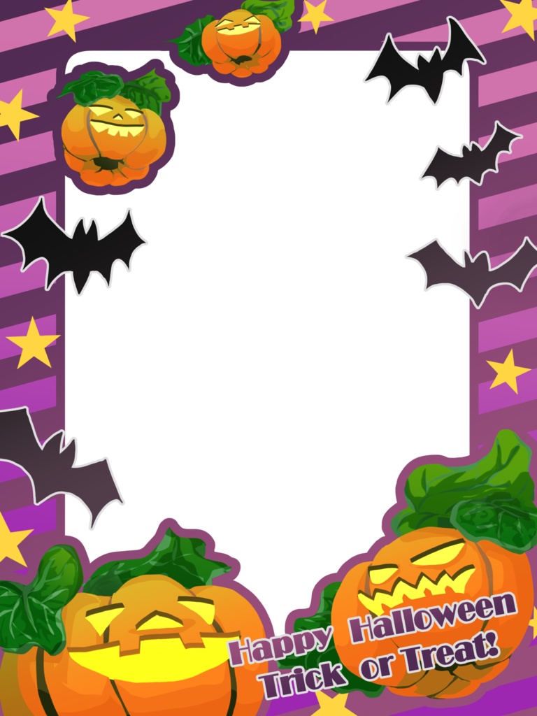 SNS向けハロウィン用枠