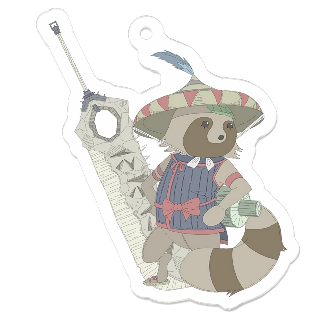 らくかど アクリルキーホルダー 狩人.Ver