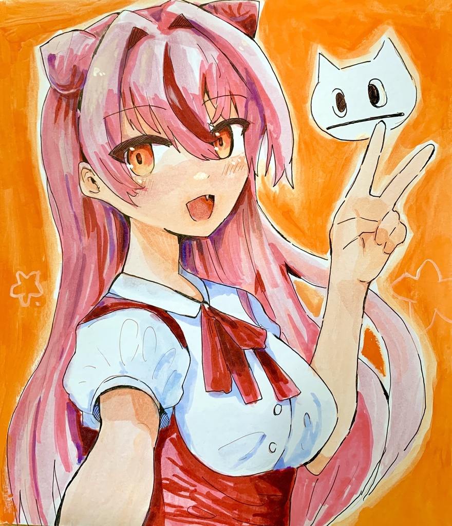 鵺本ねむ色紙②