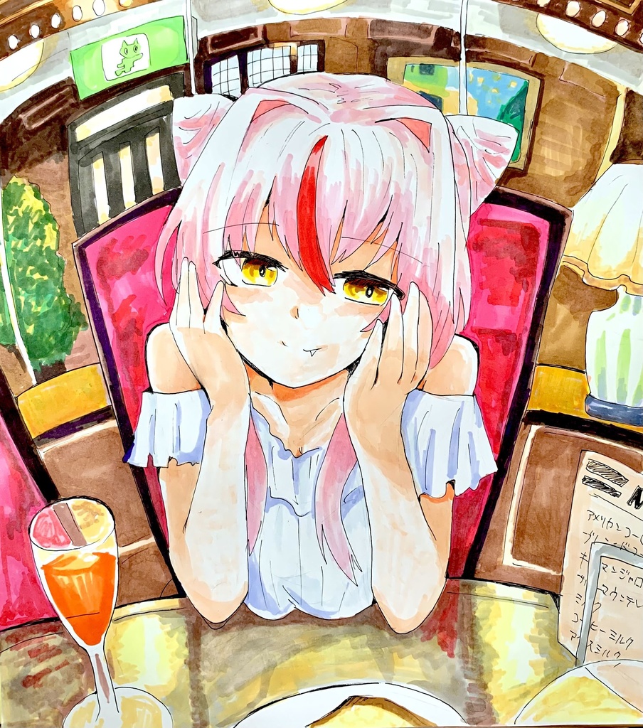 鵺本ねむ色紙⑨