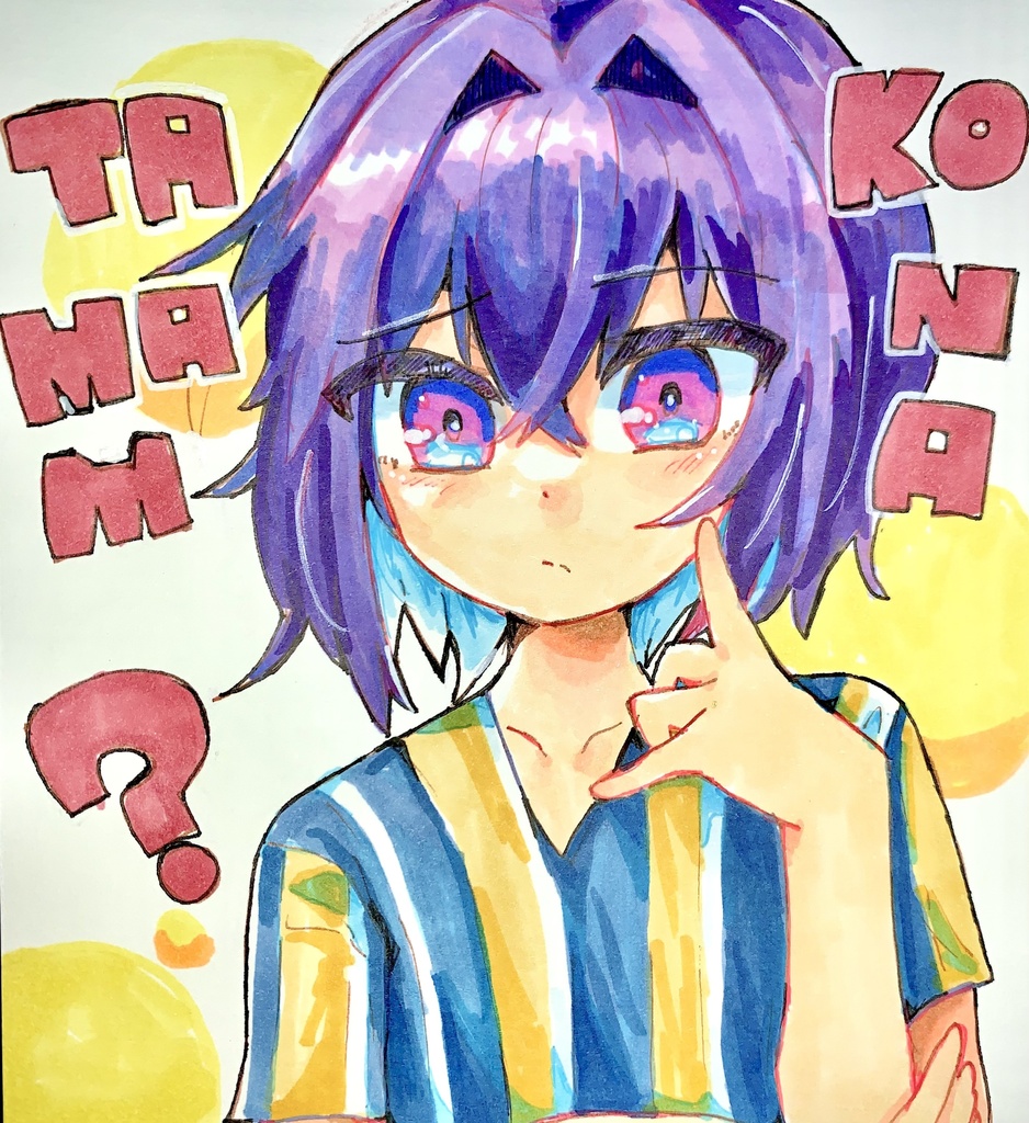 那由他ミニ色紙原画011