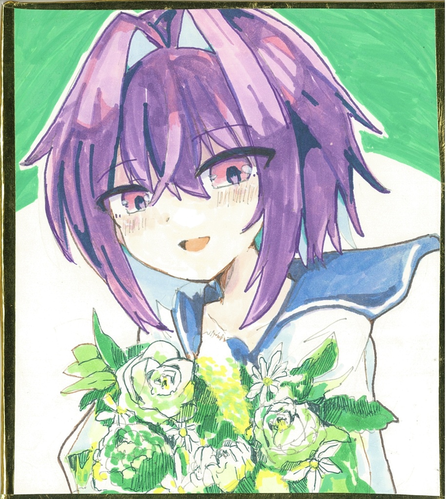 那由他ミニ色紙原画013