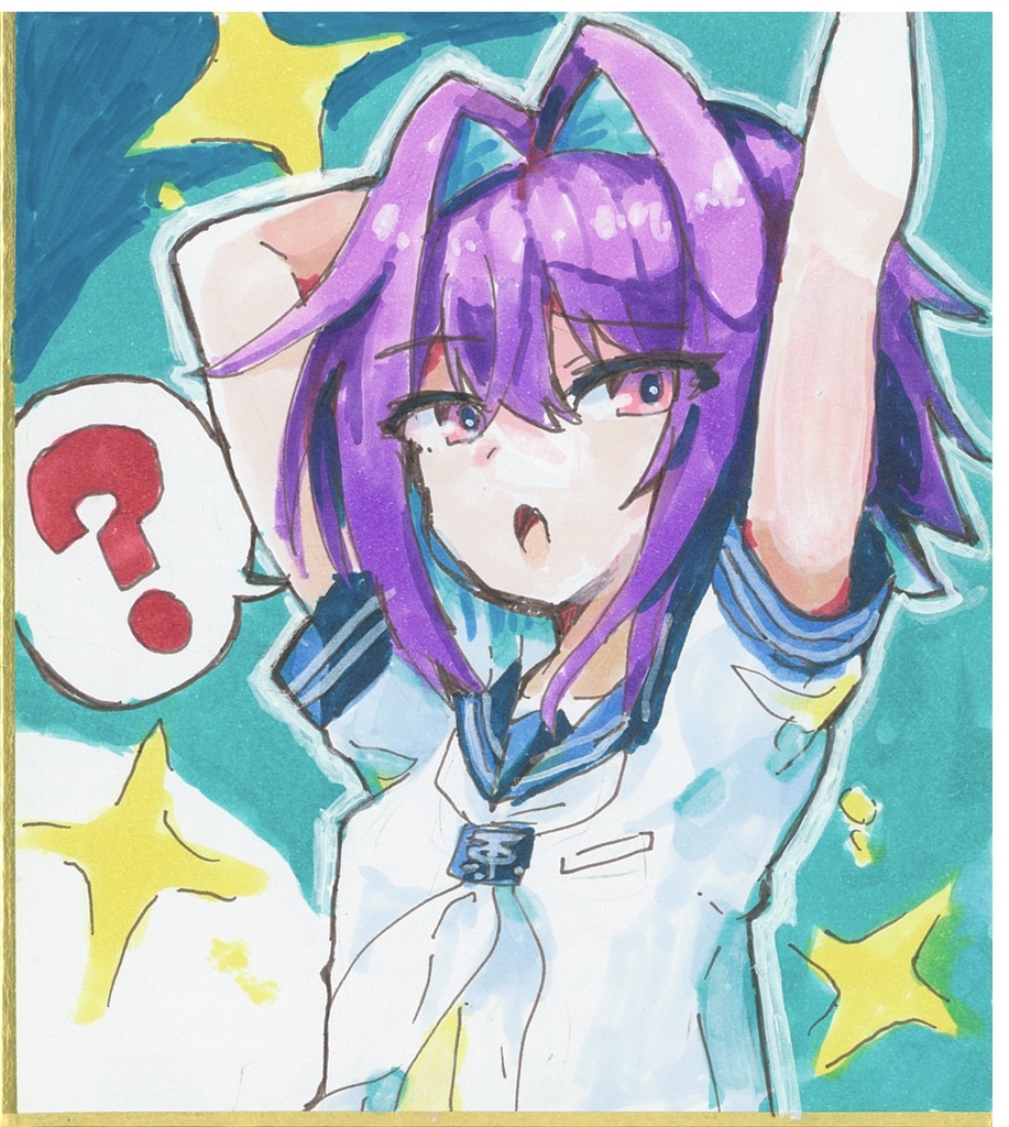 那由他ミニ色紙原画014