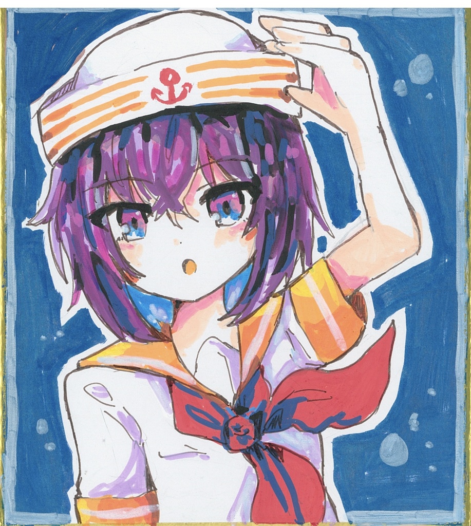 那由他ミニ色紙原画015