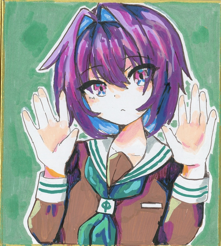 那由他ミニ色紙原画016