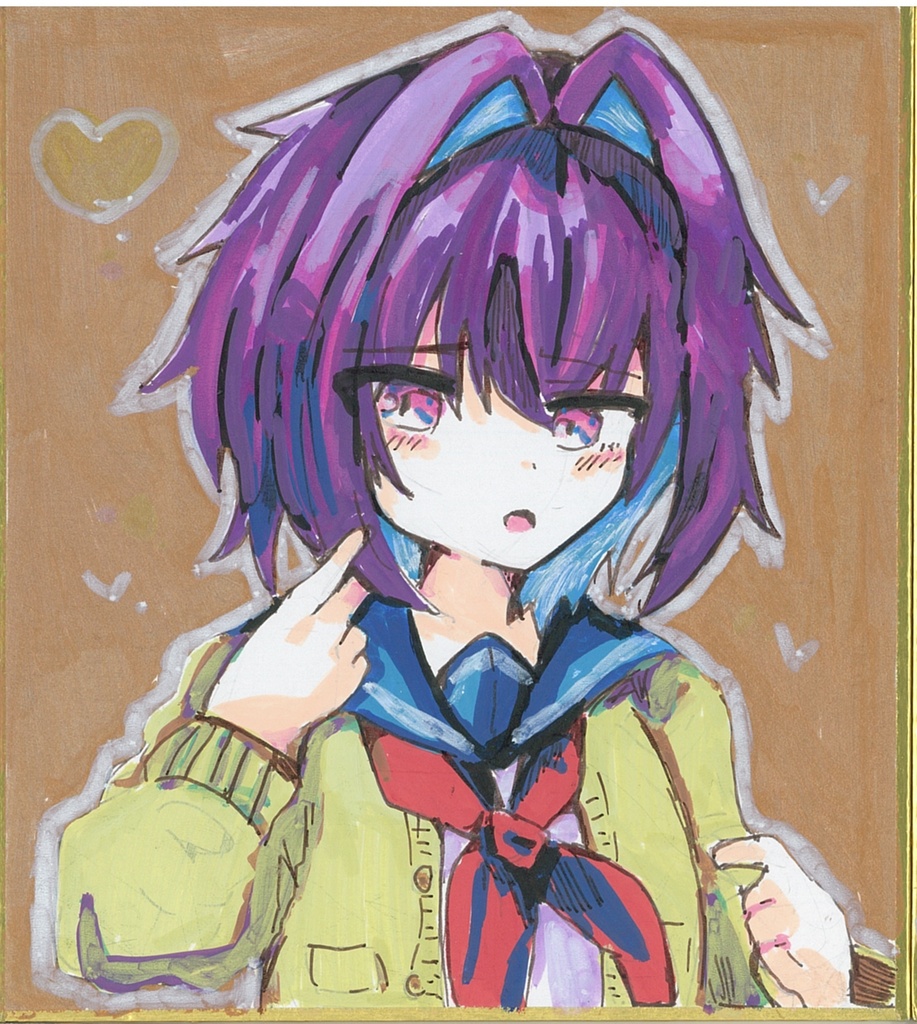 那由他ミニ色紙原画017