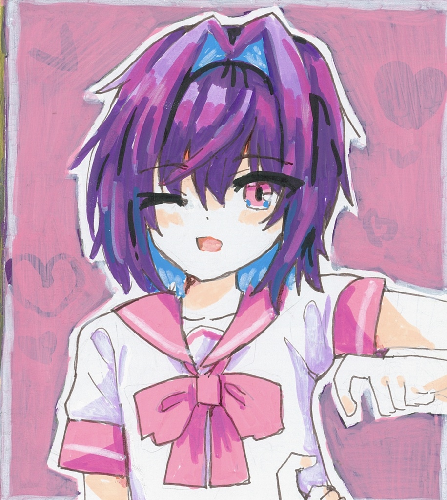 那由他ミニ色紙原画018