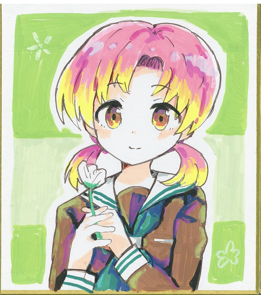 T中ミニ色紙原画002