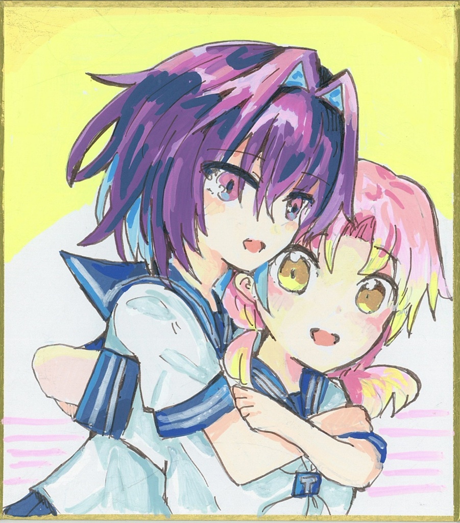 那由他ミニ色紙原画019