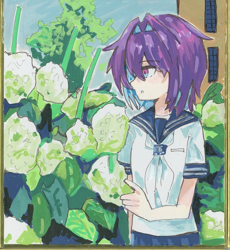 那由他ミニ色紙原画020