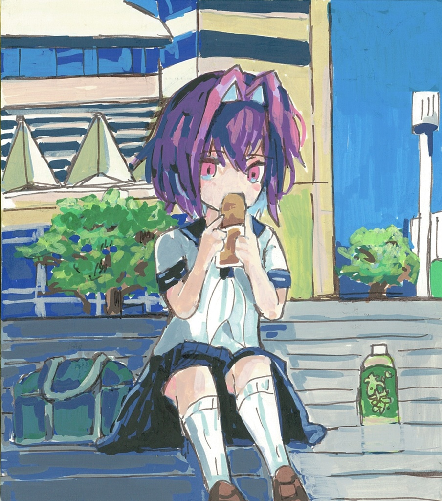那由他ミニ色紙原画021