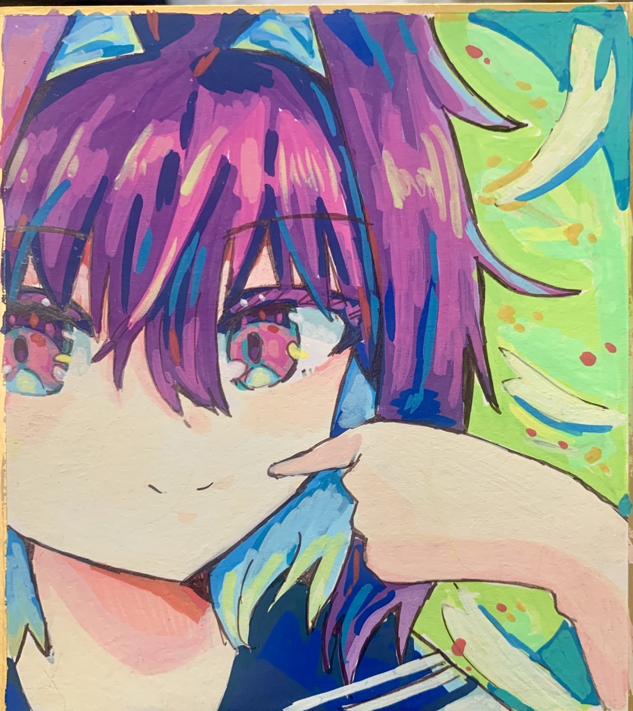 那由他ミニ色紙原画023