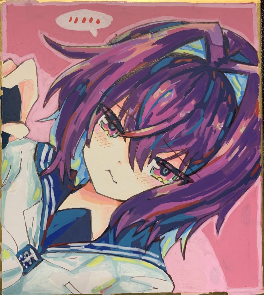 那由他ミニ色紙原画024