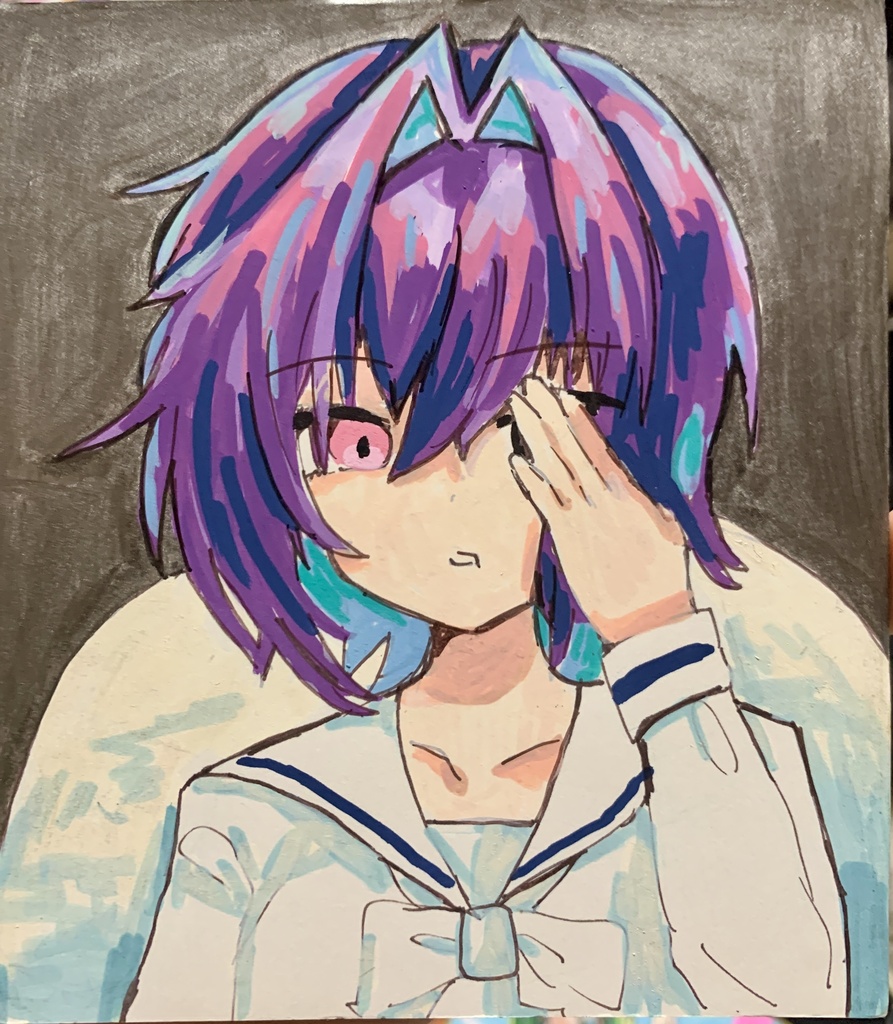 那由他ミニ色紙原画026
