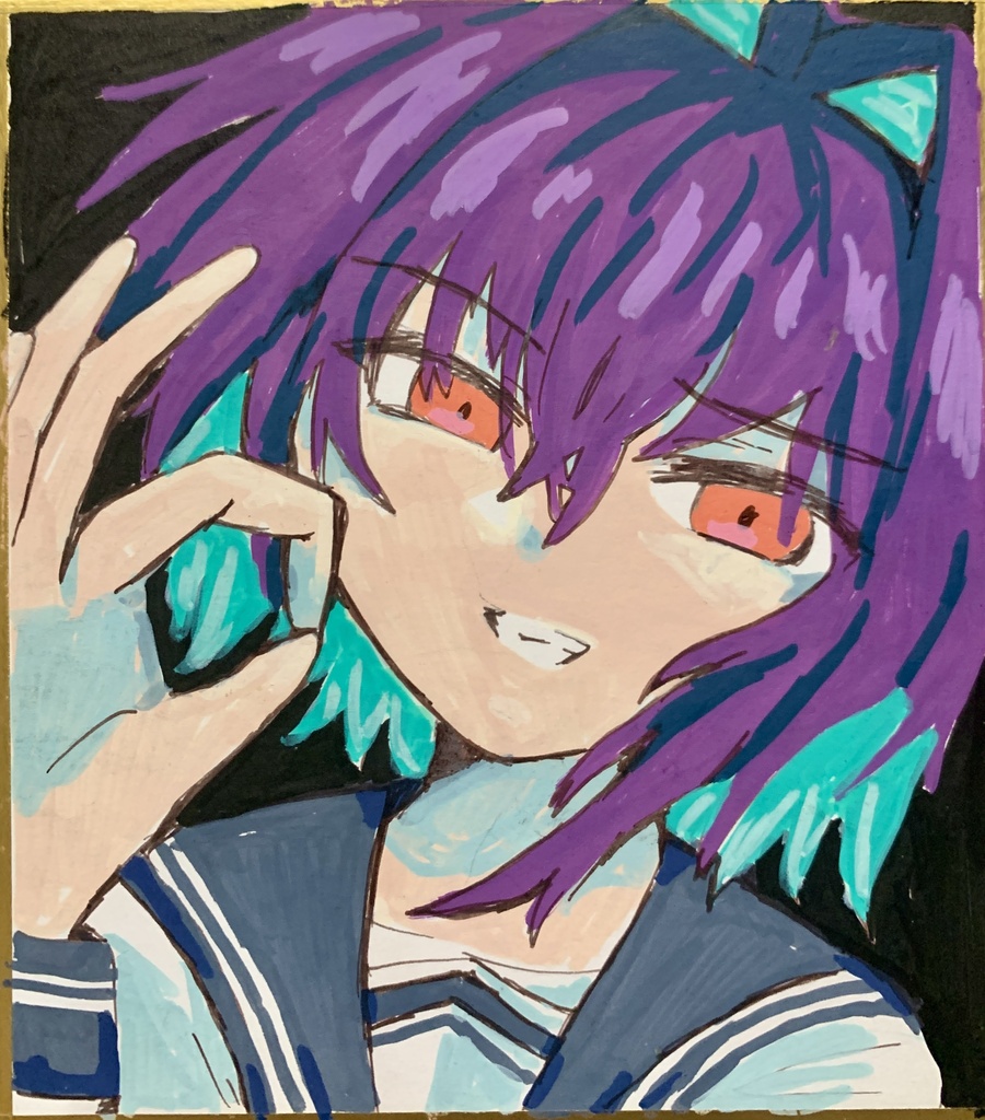 那由他ミニ色紙原画027