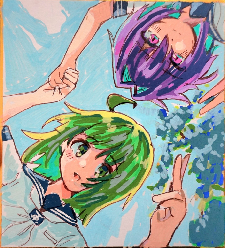 那由他ミニ色紙原画028