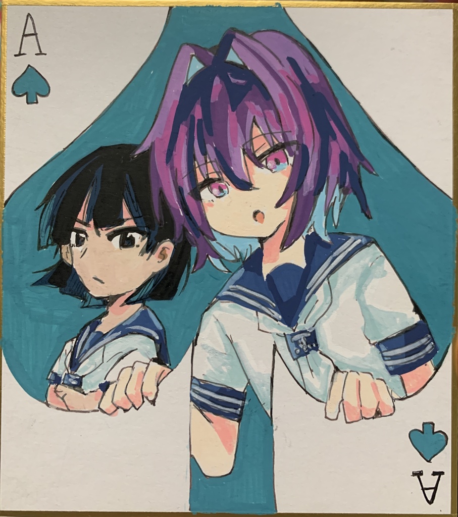 那由他ミニ色紙原画031