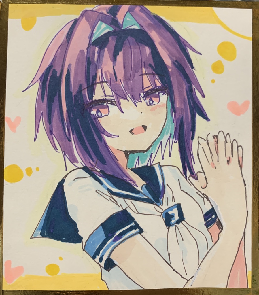 那由他ミニ色紙原画032