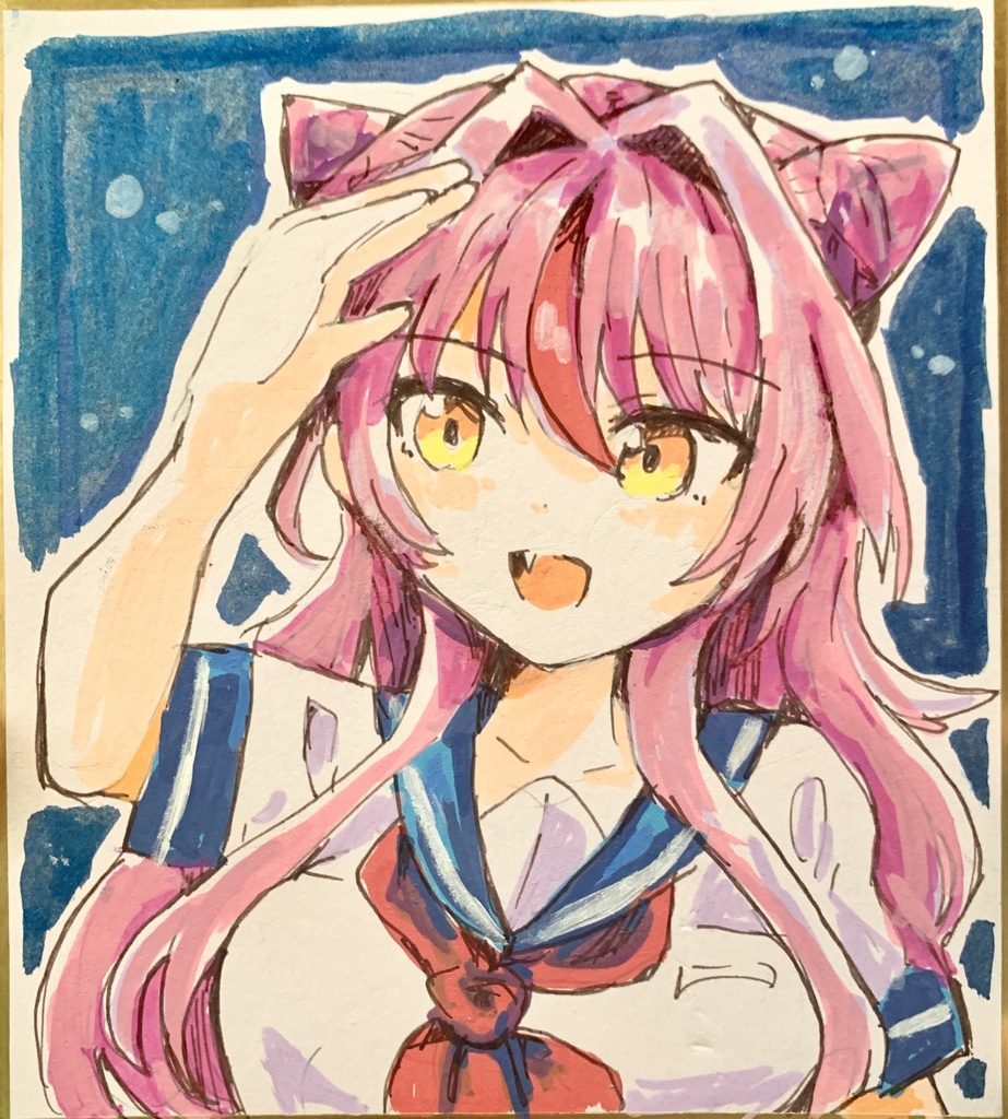 鵺本ねむ色紙012