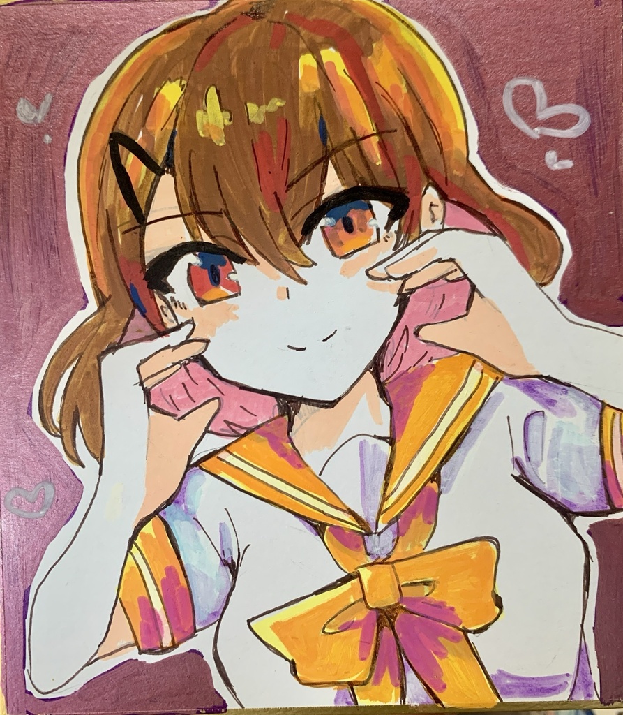 T中ミニ色紙原画003