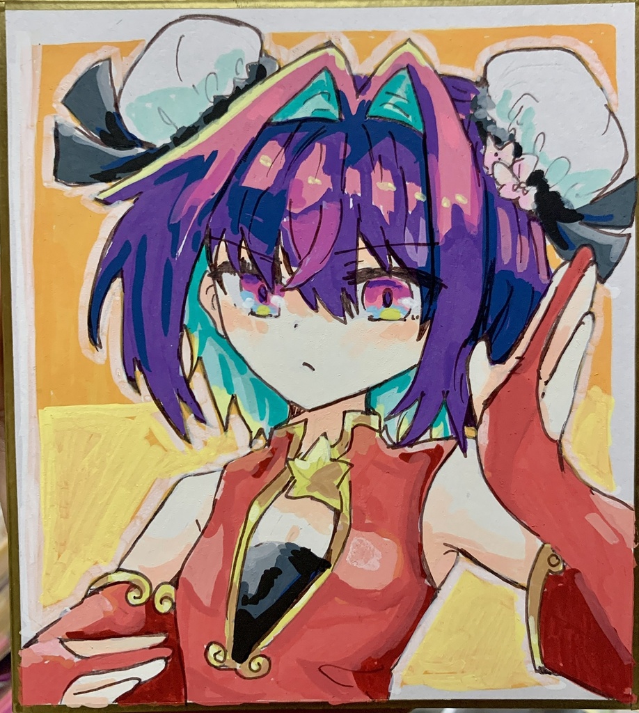 那由他ミニ色紙原画036