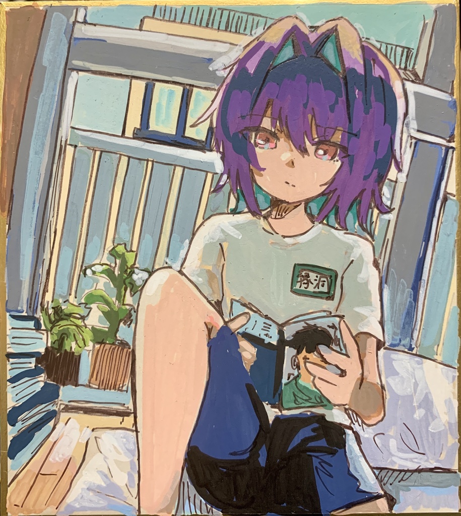 那由他ミニ色紙原画040