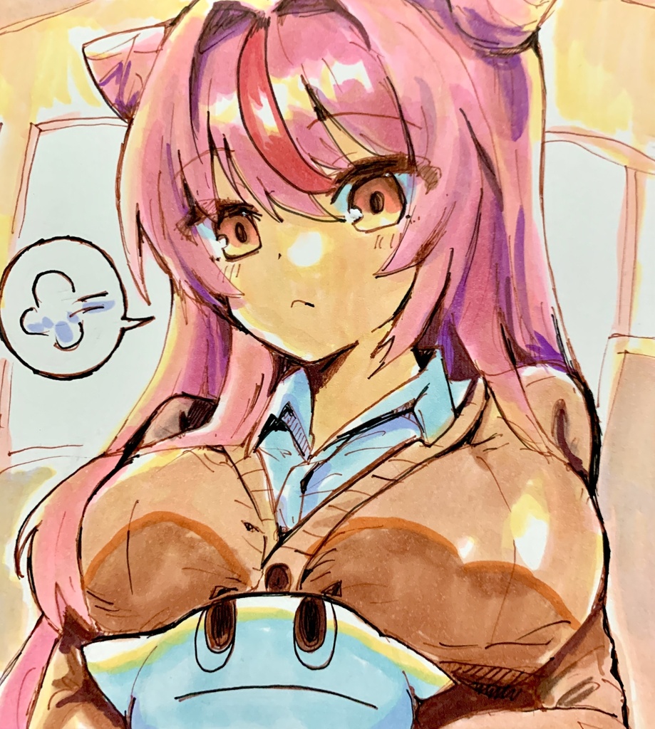 鵺本ねむ色紙019