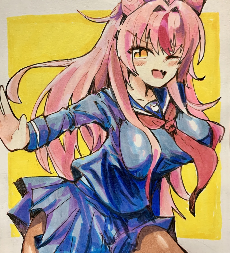 鵺本ねむ色紙020